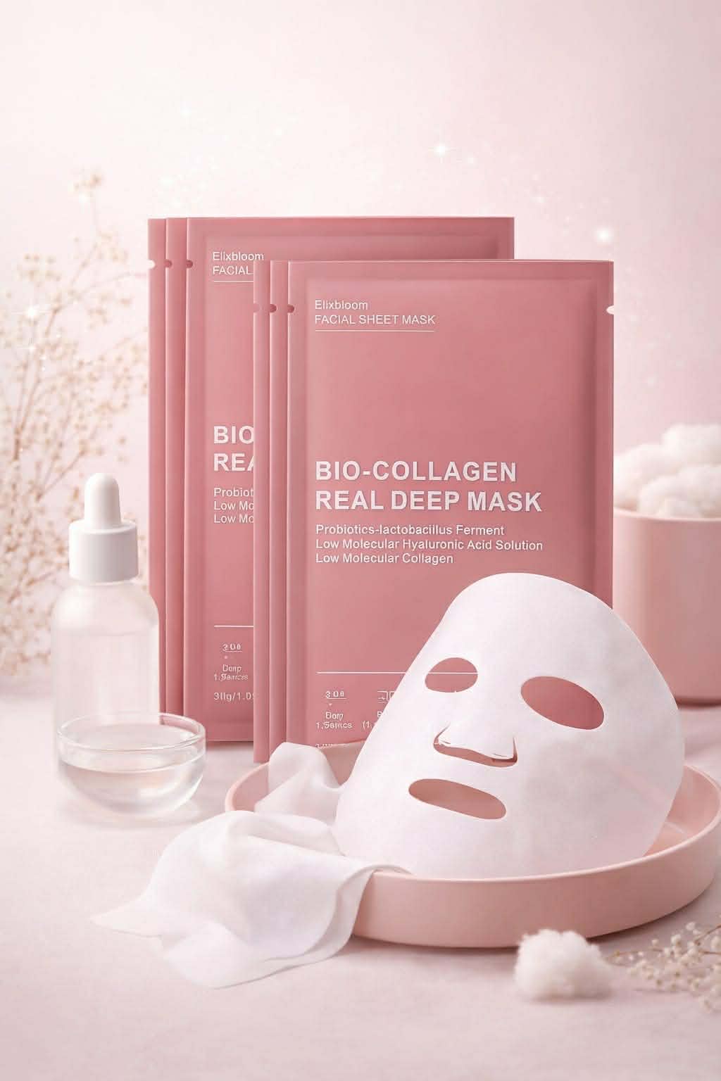 Elixbloom Bio-Collagen Real Deep Mask